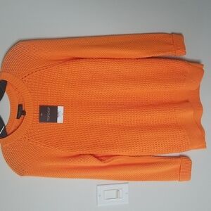 Topshop womens cableknit longsleeve pullover sweater NWT